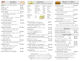 The Daily Menu.