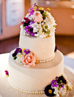 Gristmill wedding cake featured on Real Weddings blog