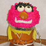 Animal Cake - a three dimensioanl cake rendition of the (in)famous muppet