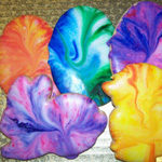 Easter bunnies, eggs, and chicks - cookie cutouts