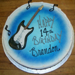 Electric Guitar Cake