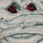 Halloween mummy cake.