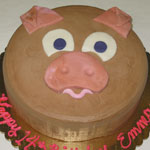 Pig cake.