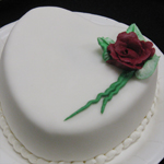 Sweetheart cake.