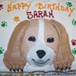 Two-tone puppy cake!